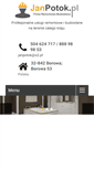 Mobile Screenshot of janpotok.pl