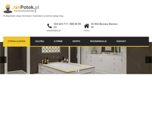 Tablet Screenshot of janpotok.pl